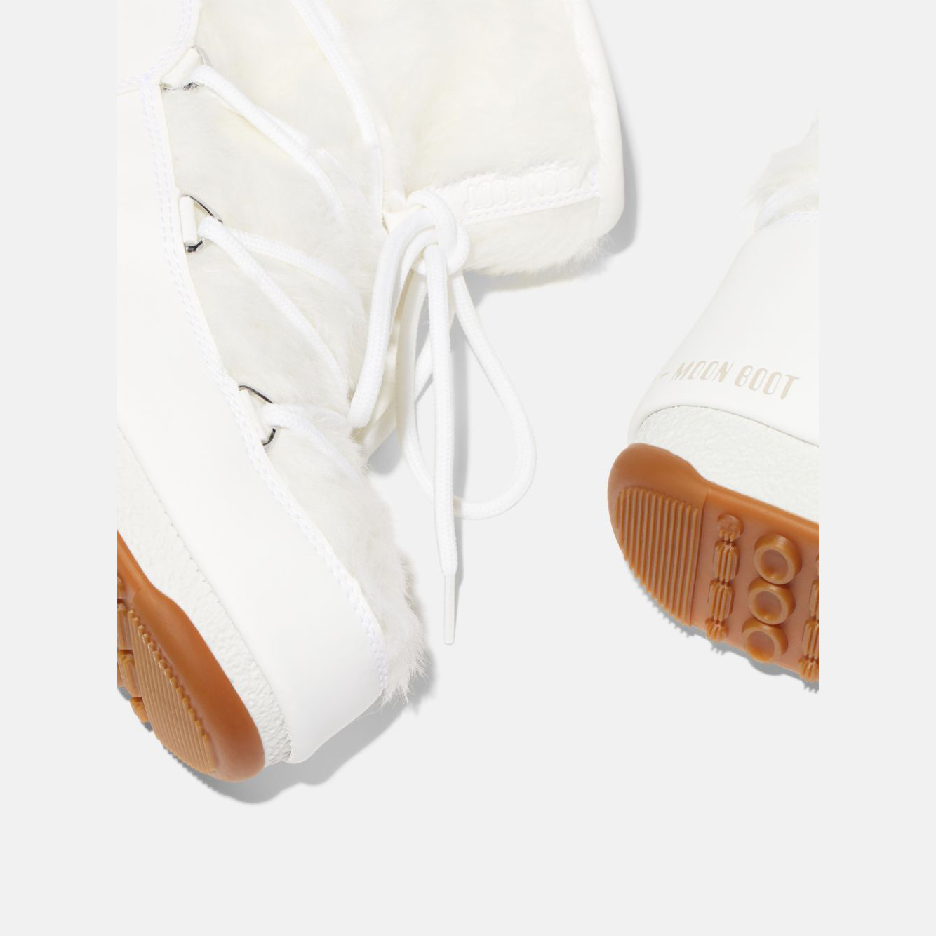 Moon Boot® Protecht Low Monaco Vinterstøvler Dame Hvite NO-738162